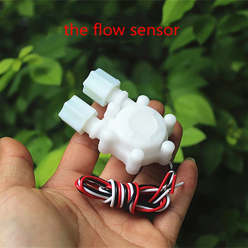 

Hall Water Flow Sensor Fluid Flow Meter 2Points PE Pipe Quick Connector For Coffee Machine Water Dispenser