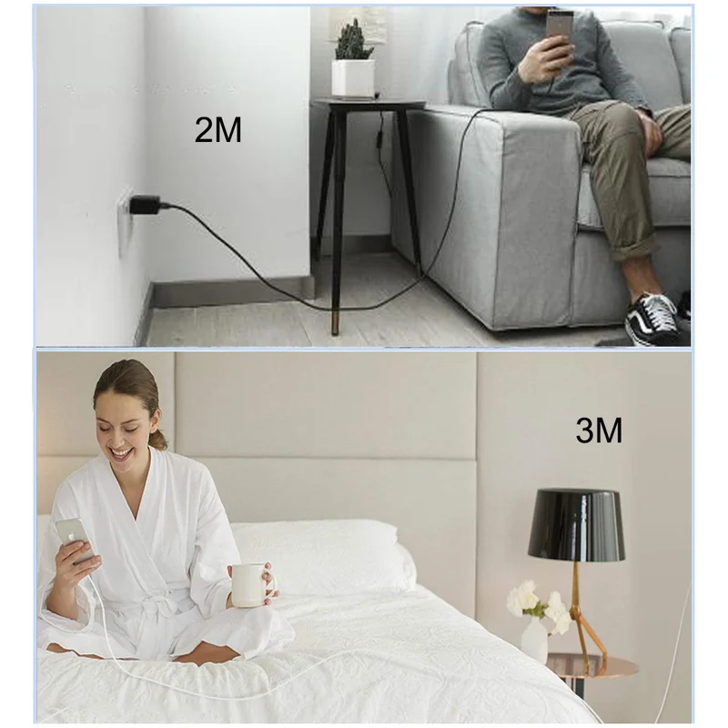 Кабель Micro USB для Samsung S7 Xiaomi Huawei Android USB-кабель синхронизации данных шнур быстрой