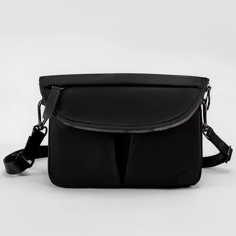 Lulu Slung Joker Bag 2022 New Female Ins Korean Female Dag Large Capacity Rylon Shoulder Bag