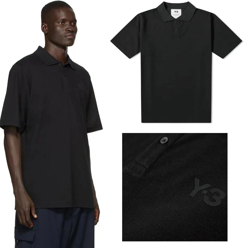 

Y-3 Summer New Short Sleeve Outdoor Sports Cotton Fashion T-Shirt Men's and Women's Casual Top Golf Polo Shirt men shirt