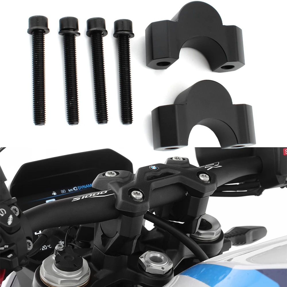 

For BMW S1000 R S1000XR S1000 1000XR 1000R Accessories Motorcycle Handle Bar Clamp Raised Extend Handlebar Mount Riser