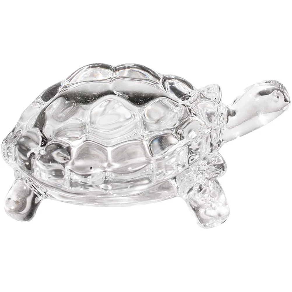 

Turtle Crystal Decorations Statue Tortoise Good Realistic Luck Clear Decor Sculpture Home Figurine