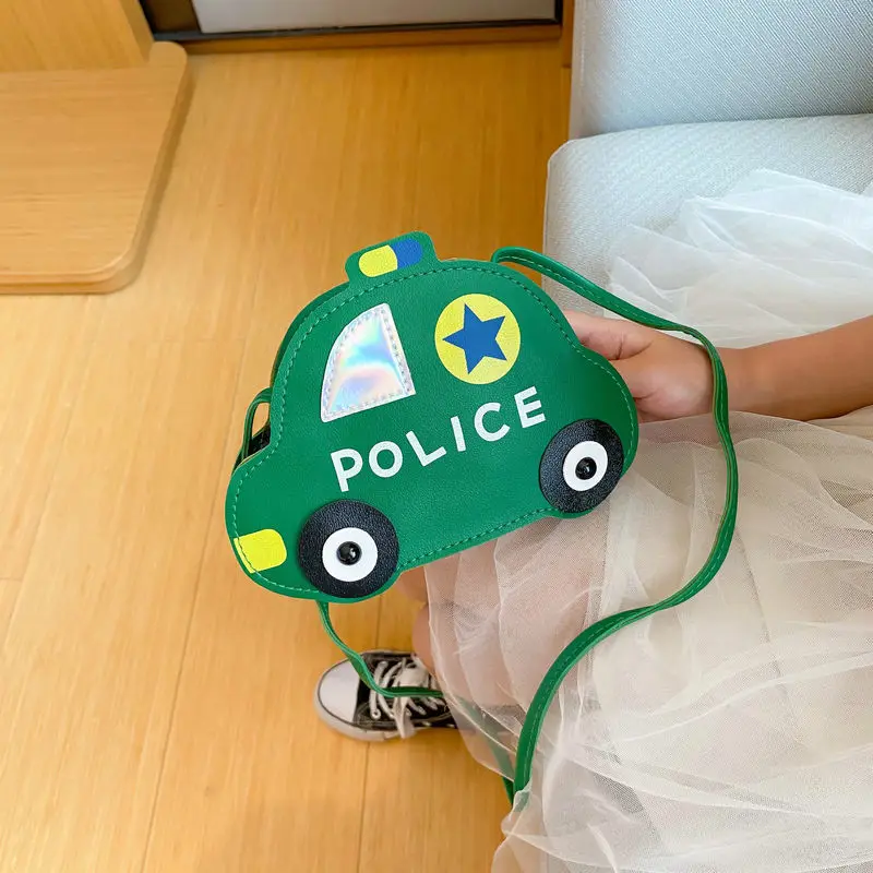 Cute Children's Crossbody Bags Cartoon Car Coin Purse for Kids Baby Mini Shoulder Messenger Bag Boys Girls Accessories Handbags