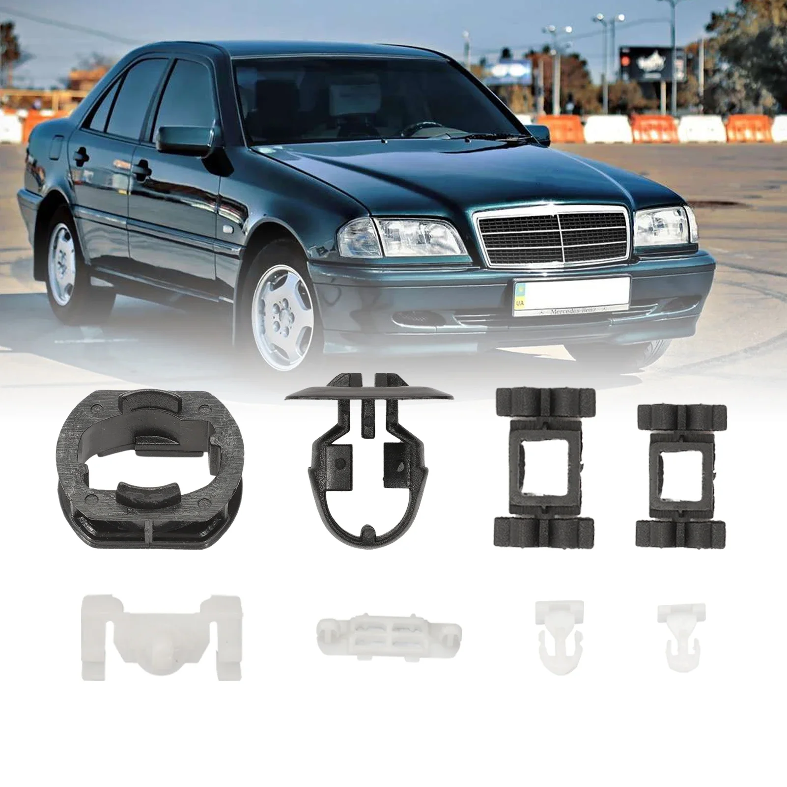 

80 шт., набор крепежных зажимов для порога C Class W202 S202 E Class W210 S210 CLK C20 SLK R170 Side A0099884078 A0029883881