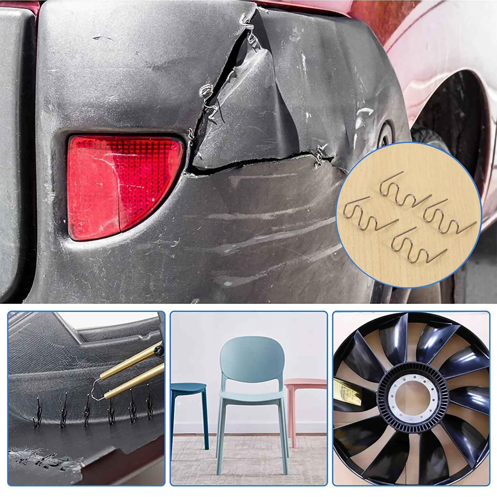 500 шт. сварочные прутки горячий степлер для ремонта степлера пластиковая сварка