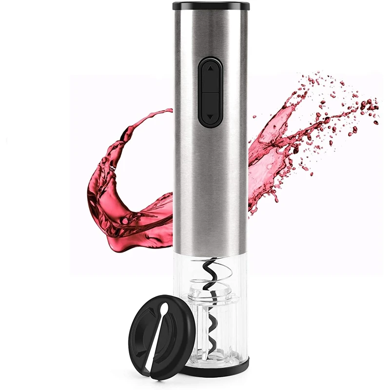 

Electric Wine Opener Automatic Wine Bottle Opener Corkscrew Wine Opener With Foil Cutter Resuable Wine Opener