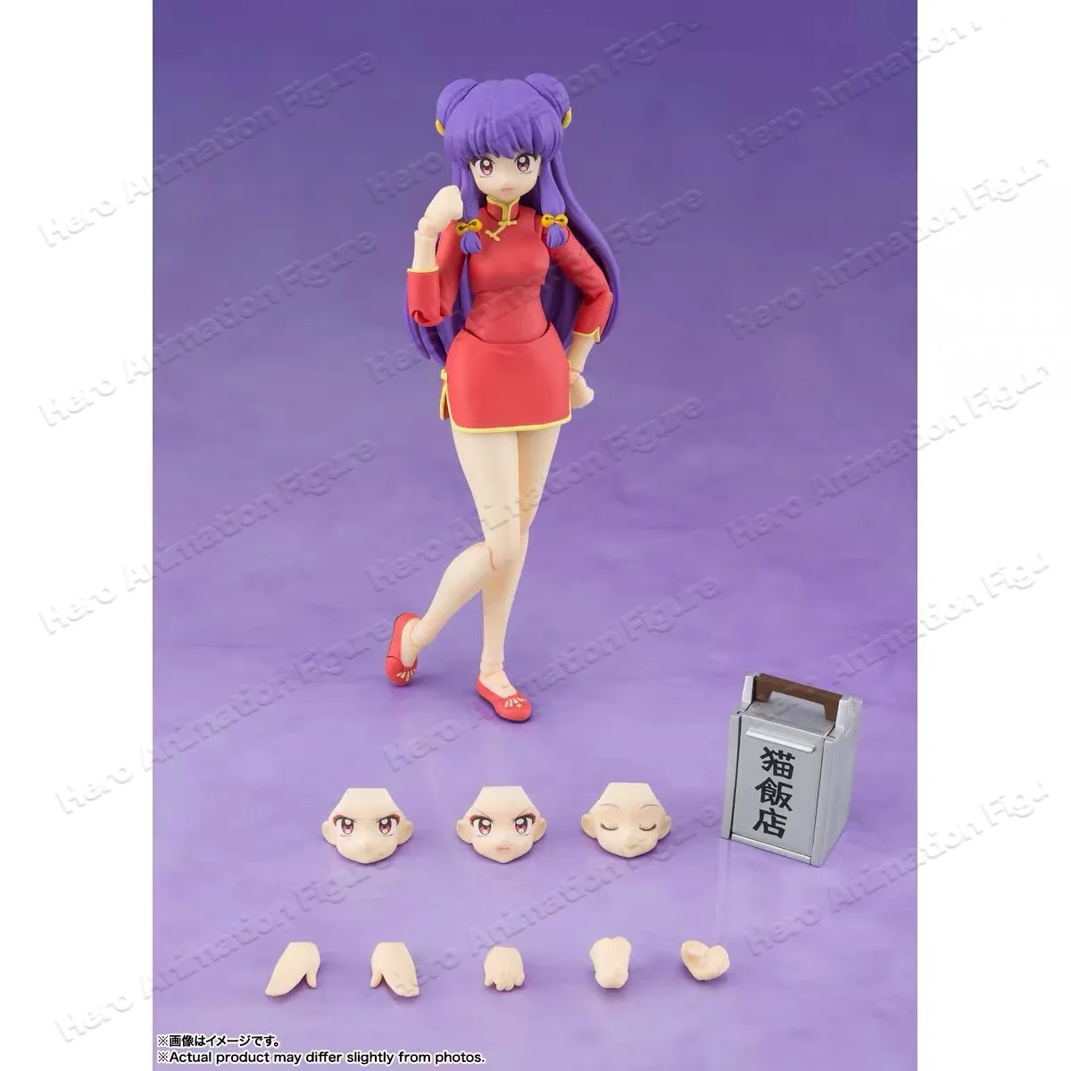 Фото Оригинальные фигурки BANDAI S.H.Figuarts: Саотомэ Ранма, Шампо, коллекционные модели из ПВХ, аниме-фигурки Ранма из «Ранма ½», статуэтки №4