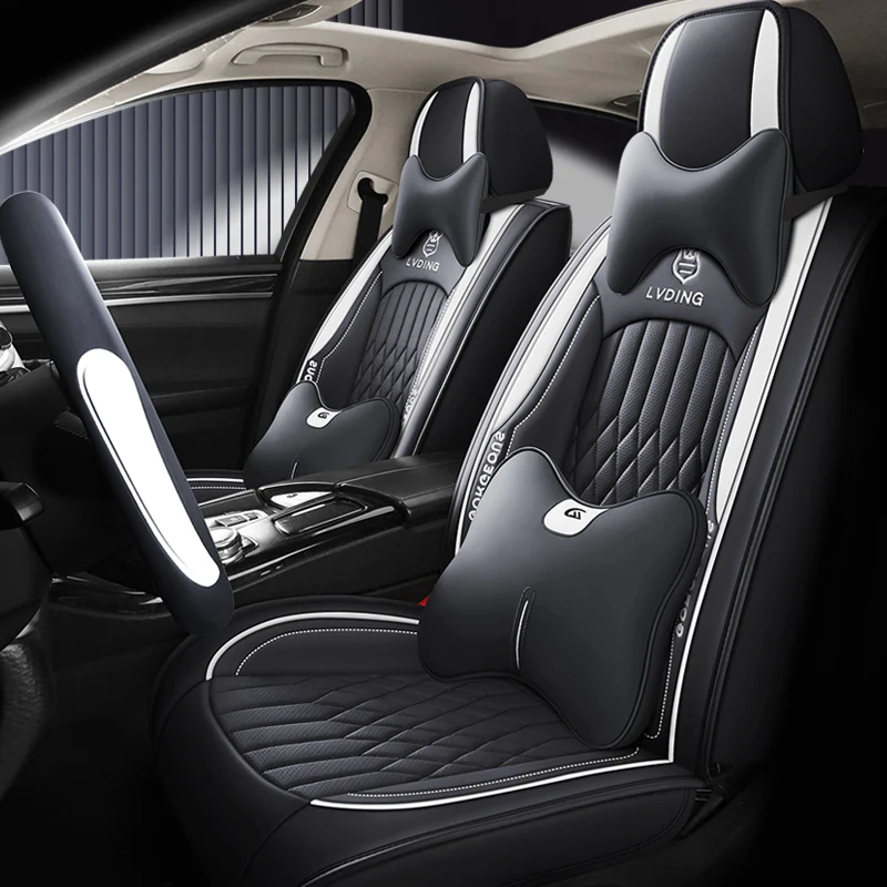 

All-weather Protection Car Leather Seat Cover For Ford Focus Mondeo Wing Tiger Lavida Hyundai ix35 Auto Accessories Protector
