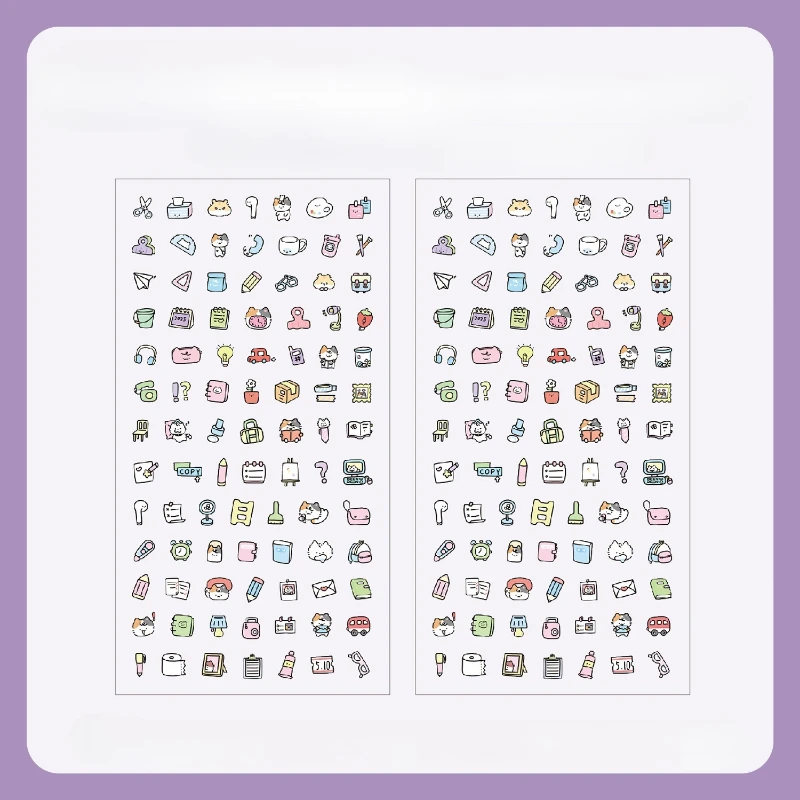 Kawaii Pudding тематические наклейки