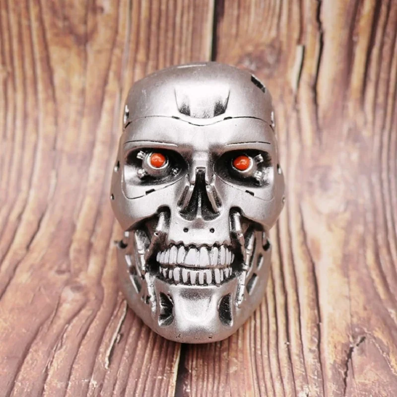 

Terminator Skull T800 Arnold Schwarzenegger Figure Resin Statue Skeleton Head Collection Model Home Decor Desktop Accessories