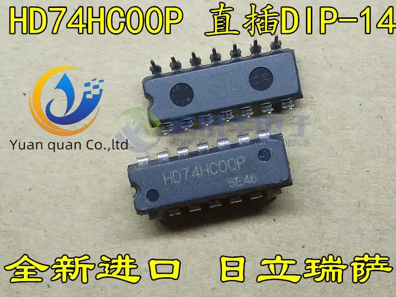 

30pcs original new HD74HC00P 74HC00N DIP-14 Ruisa