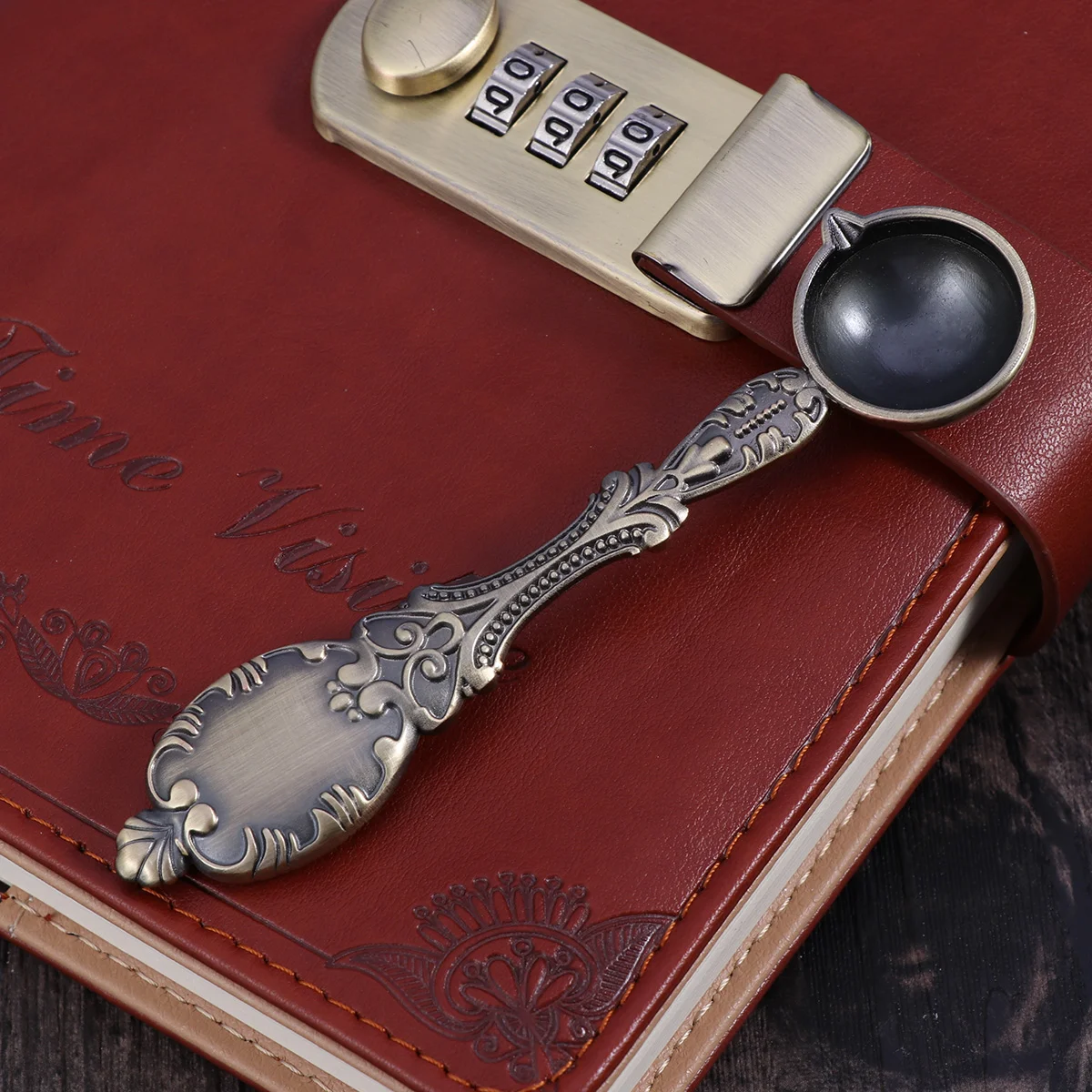 

1PC Wax Stamp Spoon Wax Seal Spoon Vintage Sealing Spoon Crafts Sealing Wax Spoon Invitation Seal Spoon Wax Warmer Spoon