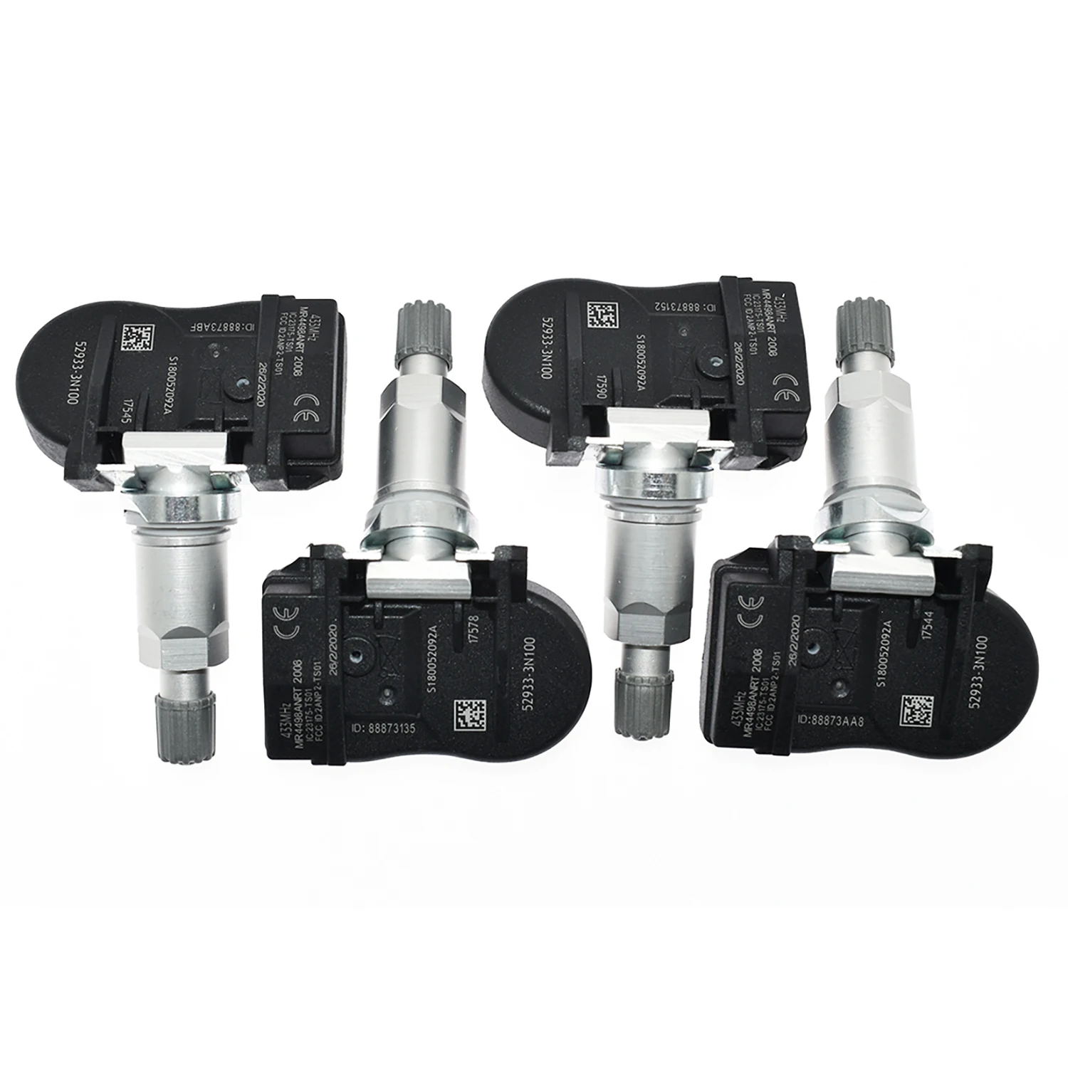 

1/4PCS 529333N100 Tire Pressure Monitor Sensor TPMS 52933-3N100 529332M650 S180052092C For Hyundai Accent Kia Sorento Series