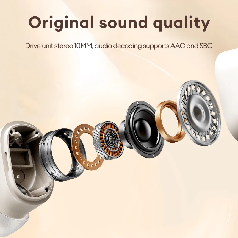 TWS-стереонаушники Lenovo XT62 EA200 с поддержкой Bluetooth и шумоподавлением