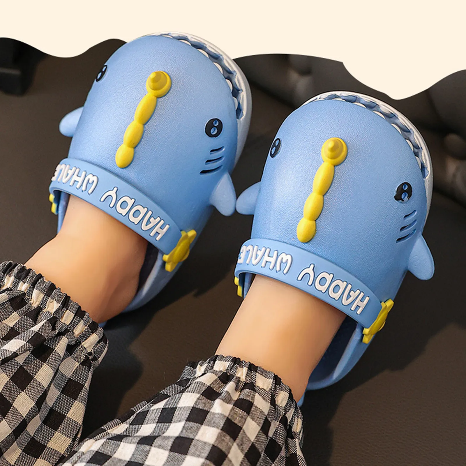 

Summer Sandals Shark Slides Sandal Kids Boys Girls Toddler Kids Beach Sandals Flat Heels Cartoon Slippers Children Garden Shoes