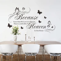 new art word butterfly carved wall stickers bedroom living room decorations background decorative paintings graphic art posters