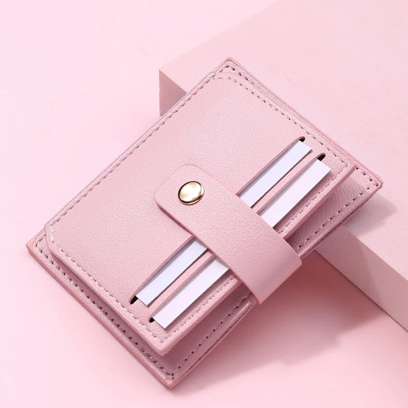 2023New Women's Wallet Short Coin Purse Fashion PU Leather Multi-card Bit Card Holder Mini Clutch for Girl