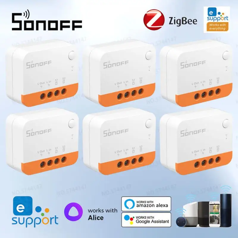 Умный выключатель SONOFF ZBMINI L2 Zigbee переключатель сделай сам без нейтрального