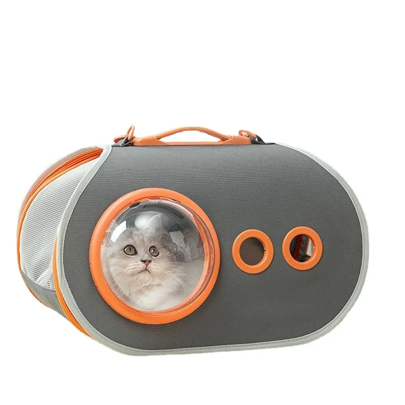 

Vitality Capsule Pet Cat and Dog HandBag Go Out Portable Travel Air Box Single Shoulder Diagonal Astronaut Pet Carrier Bag