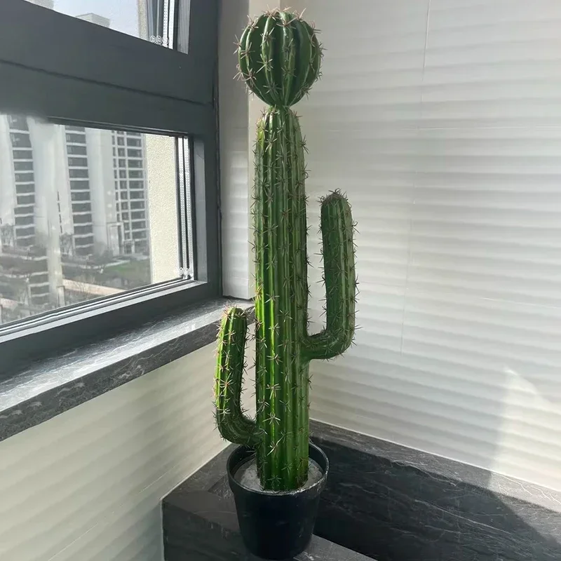 Большие искусственные растения кактуса украшения для гостиной комнатные
