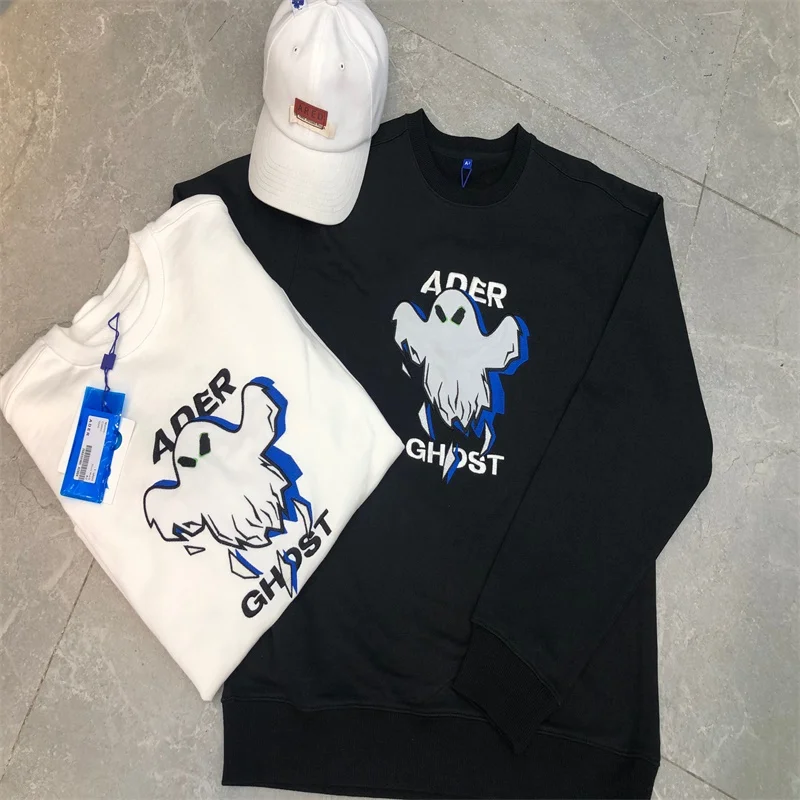 

High Quality ADER ERROR Sweatshirt 2021ss Ghost Embroidered Men's Ladies Hoodie
