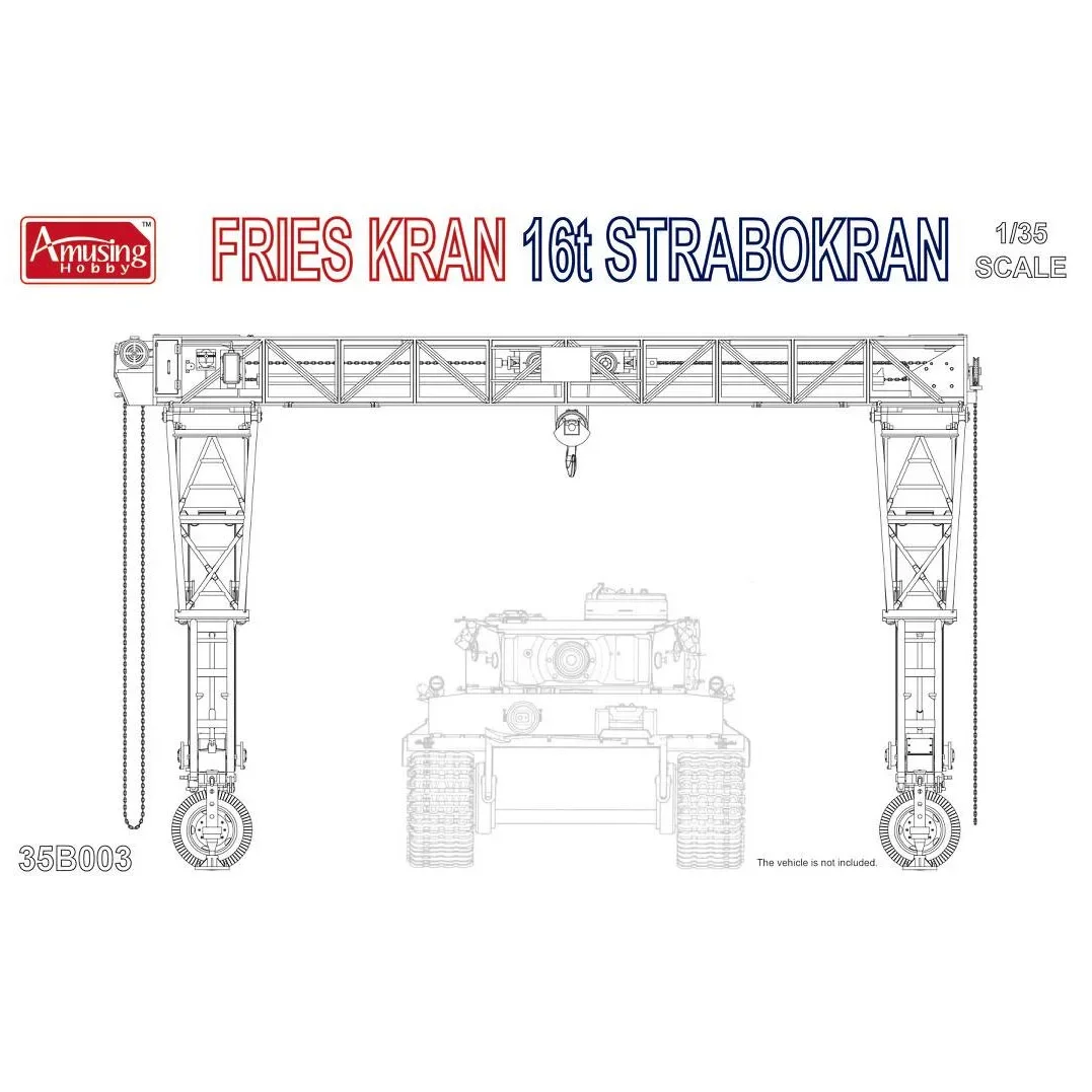 Amusing хобби сборный Танк модель комплект 35B003 Германия 16 тонн Strabokran 1/35