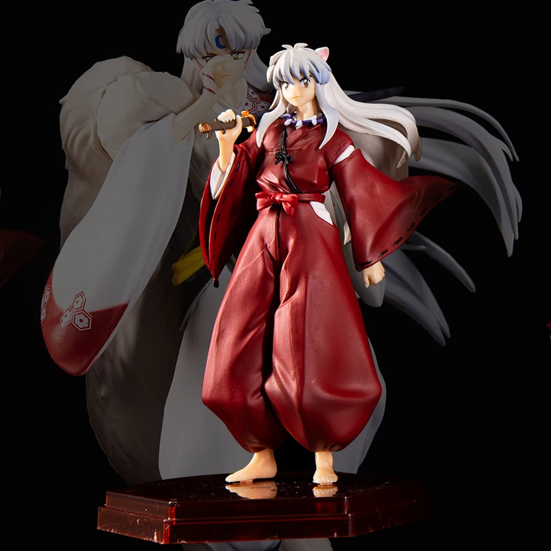 

Фигурка аниме Inuyasha Sesshoumaru kikyo-фигурки героев, 18 см, статуэтка модели куклы, коллекционные игрушки для детей, подарки