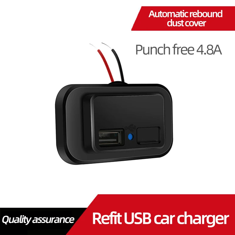 

Автомобильное зарядное устройство с двумя USB-портами, а, а, 12 В/24 В