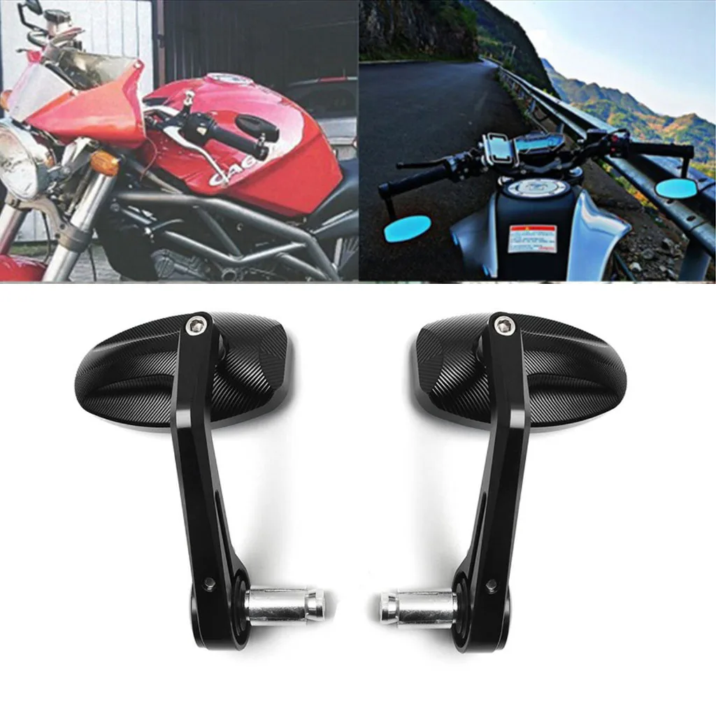 

For Triumph Speed Triple Accessories 7/8 22mm Universal CNC Motorcycle Rearview Mirrors Bar End Rearview Side Mirrors