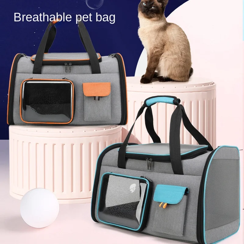 Pet bag out portable foldable pet backpack new cat backpack out portable space capsule handbug