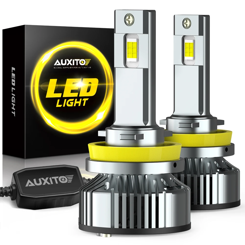

AUXITO 2x Canbus H8 H11 Светодиодные головные лампы 100 Вт Светодиодные автомобильные фары высокой мощности для VW BMW Mercedes Benz Ford Toyota Honda Suzuki