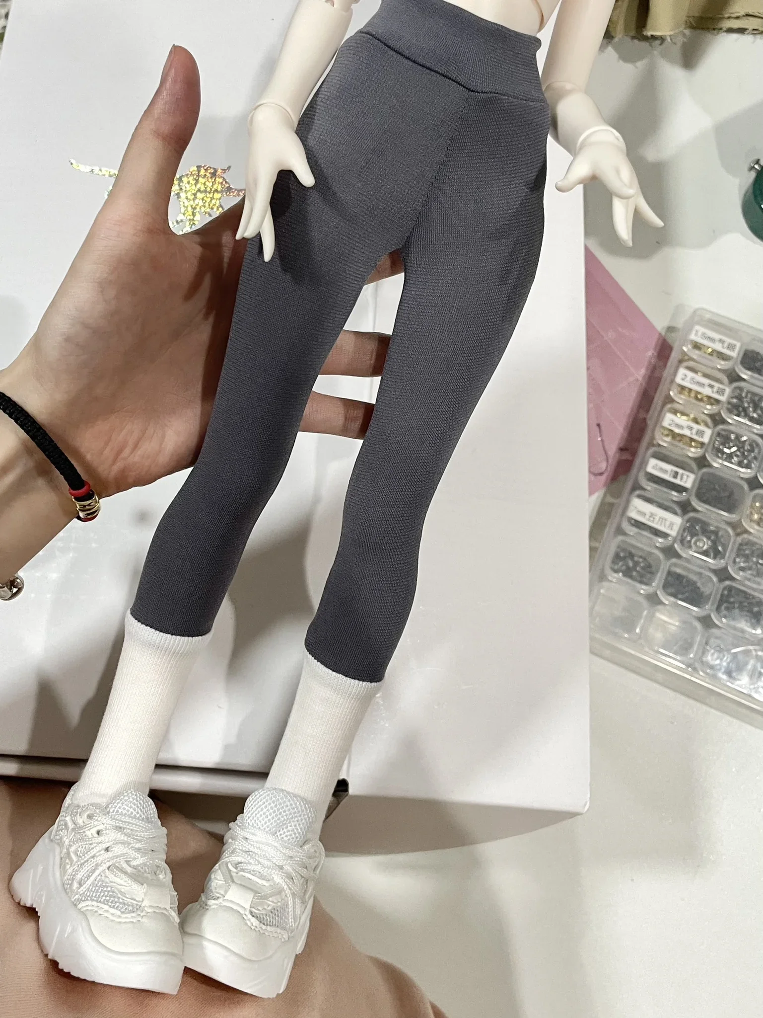 D04-B282 Детская игрушка ручной работы одежда для куклы BJD/SD 1/4 черные серые