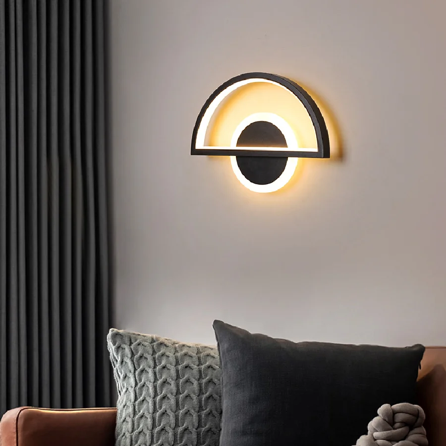 

Современные настенные лампы в скандинавском стиле, светодиодный светильник для гостиной, спальни, прикроватного столика, домашнего декора,...