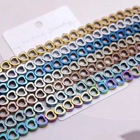 8mm natural stone hematite beads love doughnut heart shape loose spacer beads for jewelry making bracelet retention color