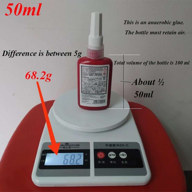 50ml 250ml Loctite 243 242 222 241 Screw Adhesive 261 262 270 271 272 277 290 Thread Locking Glue 601 603 609 620 638 648 680