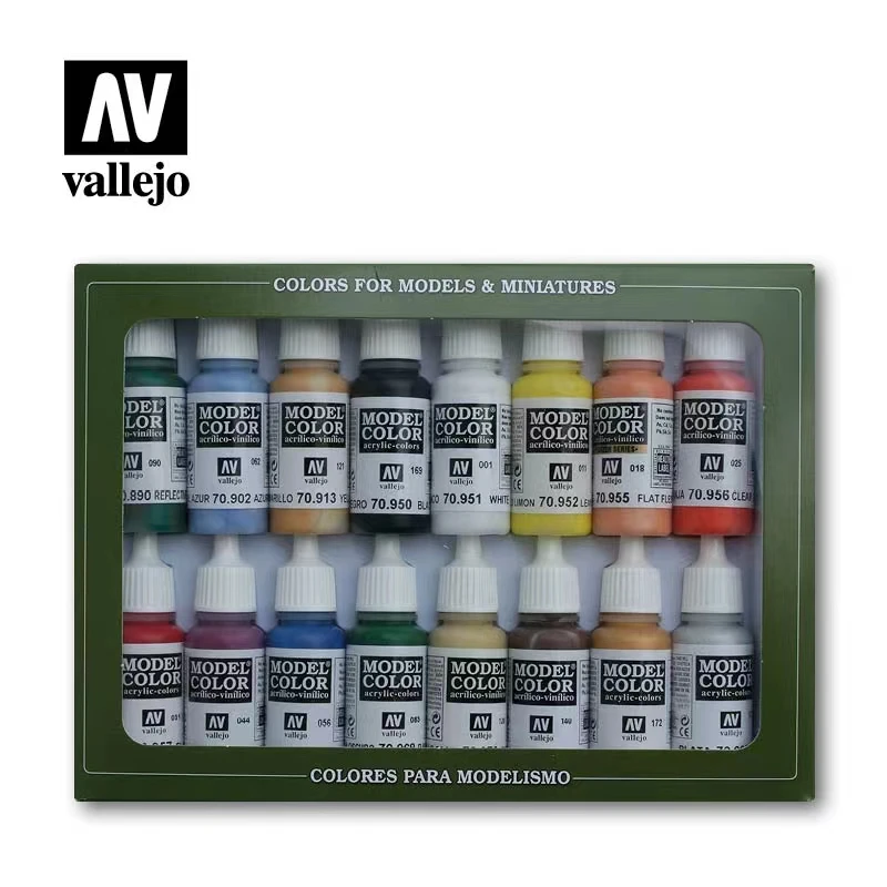 

Vallejo Paint Spain AV Model Environment-friendly Water-based Paint 70140 World War II US Military Basic Color Suit Basic Colors