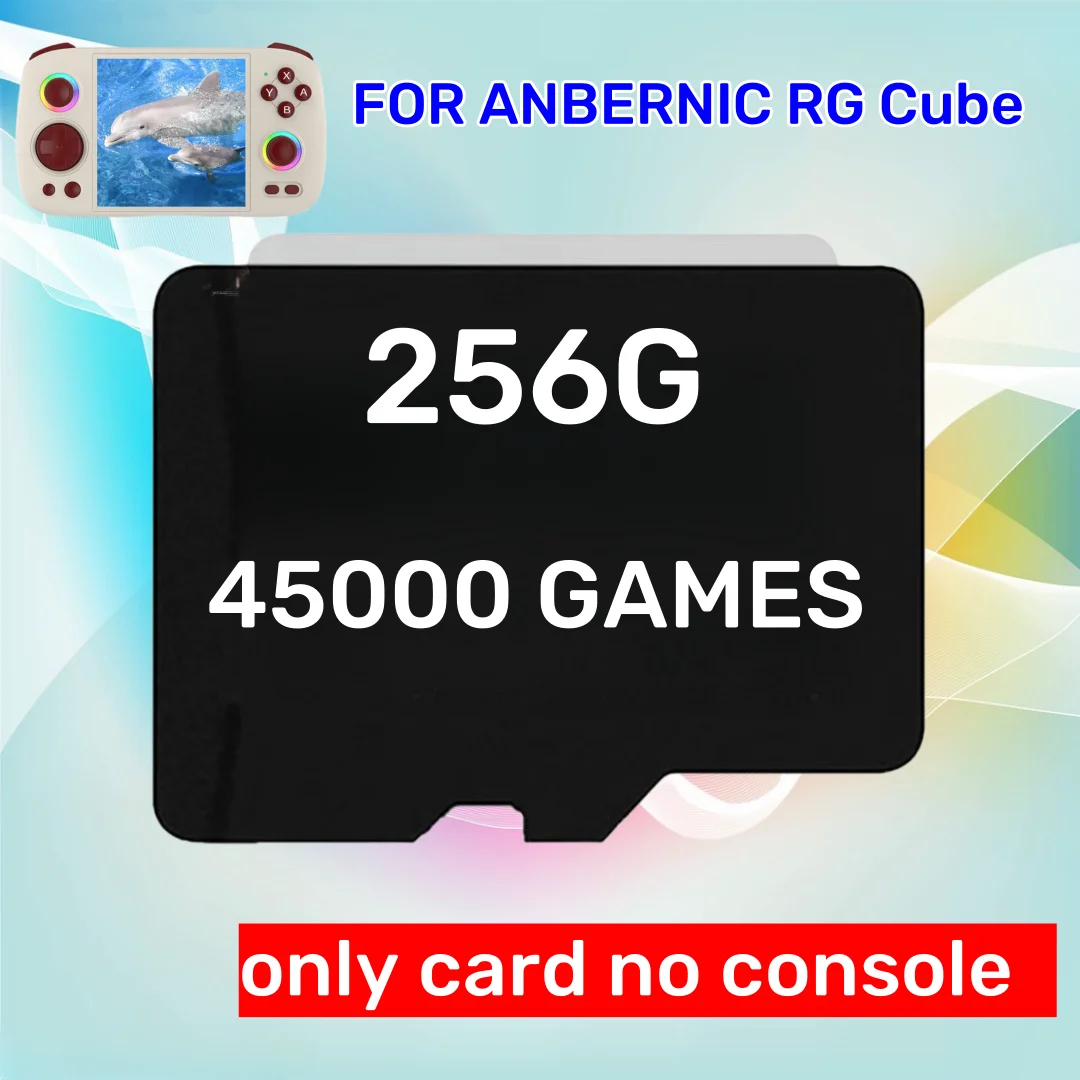 Для ANBERNIC RG Cube TF Card Portable PS2 портативная игровая консоль карта памяти SD 61000 игр 512G 256G