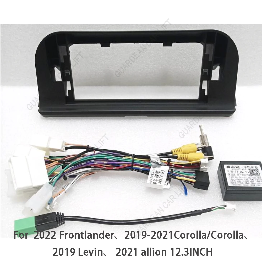 

12,3-дюймовая рамка для автомобильной магнитолы (2 DIN) для TOYOTA LEVIN/ALLION/Corolla/Frontlander 2019-2022, панель для головного устройства
