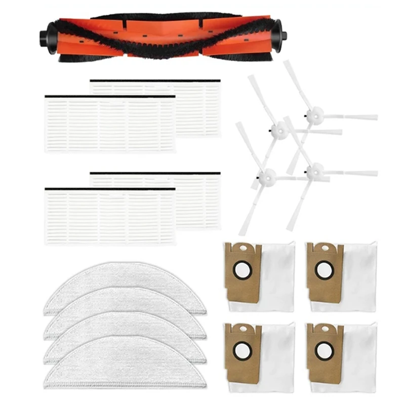 

Запасные части для робота-пылесоса, основная и боковая щетки, Hepa фильтр, тряпичный пылесборник для Xiaomi Lydsto R1