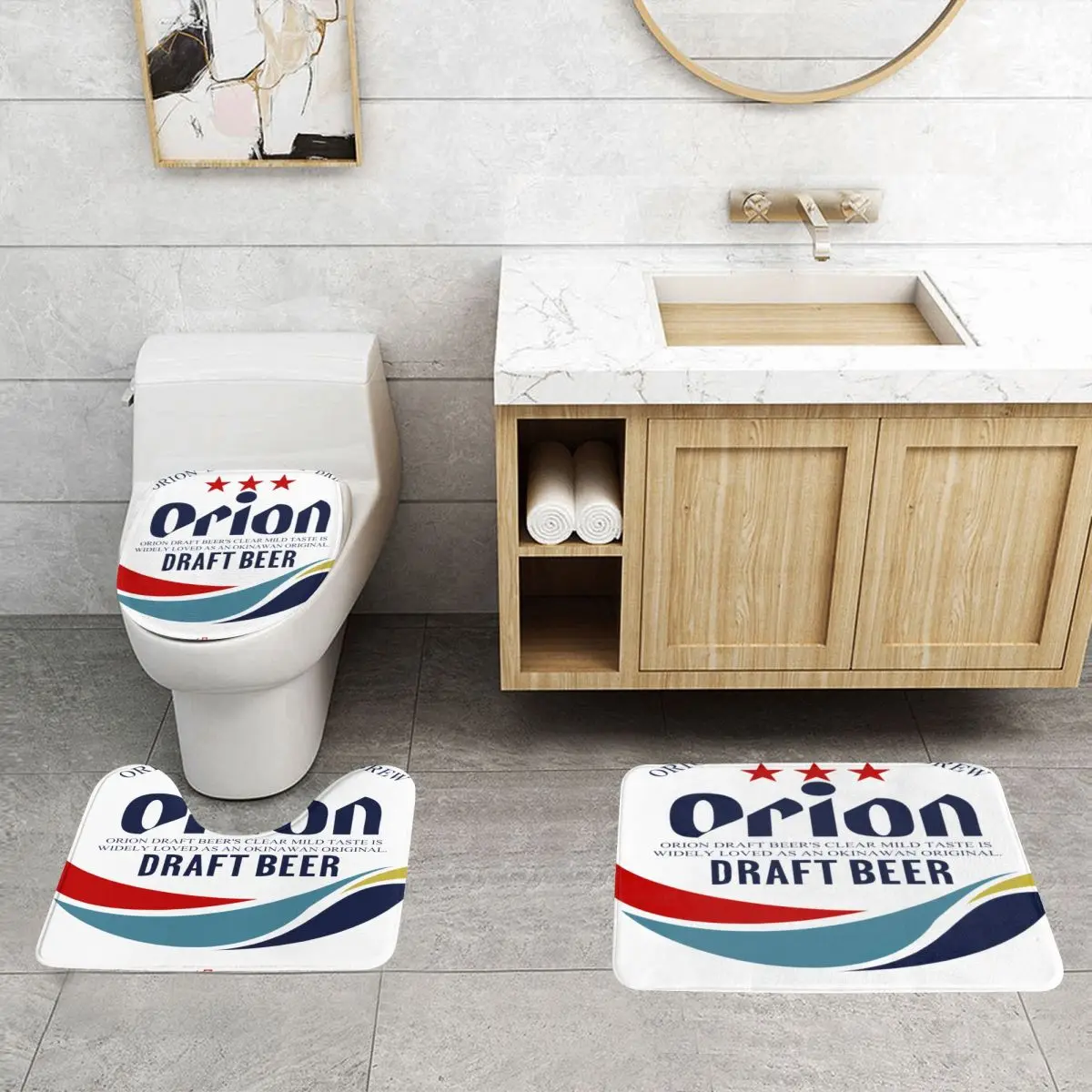 Orion эскиз пива Sz Okinawa пиво 3530 коврики для туалета ванной ковер пушистый богемный