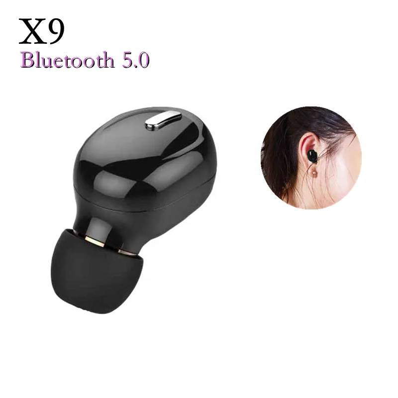 

X9 5.0 Bluetooth Earphone Sport Gaming Headset with Mic Wireless Headphone Handsfree Stereo Earbuds For Xiaomi All Phones