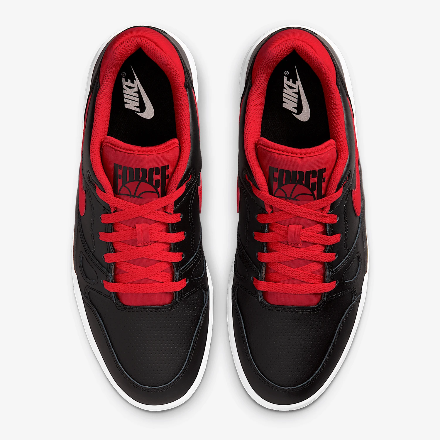 Фото Nike Full Force Low Стильные универсальные простые теплые нескользящие низкие кроссовки мужские черные классические повседневные кроссовки в стиле ретро FB1362-006 №4