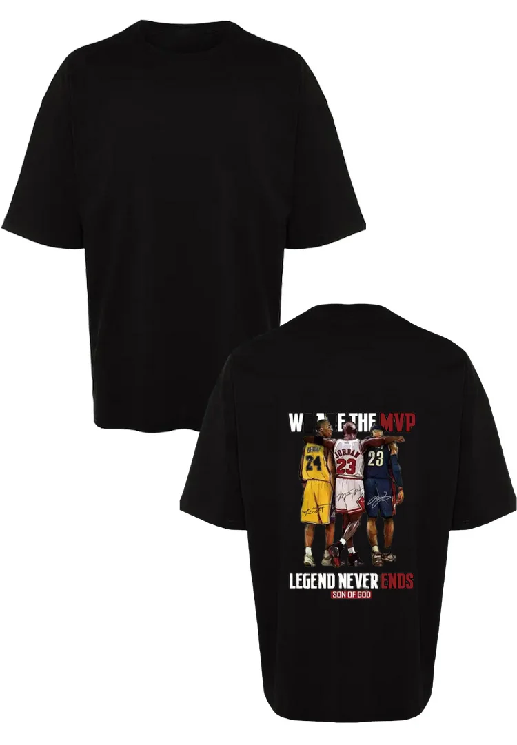 Новое поступление Legend Never Ends 23 Jod 24 КБ Футболка для баскетбольных болельщиков с
