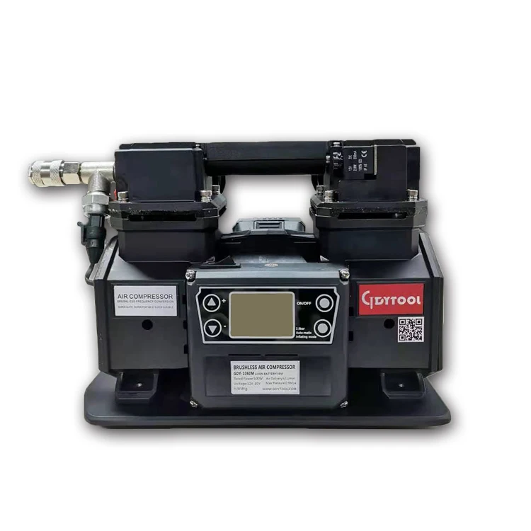 

12V Portable portable air compressor silent 18v lithium Battery compressors DC cordless Car battery Air Compressor GDY-1060M