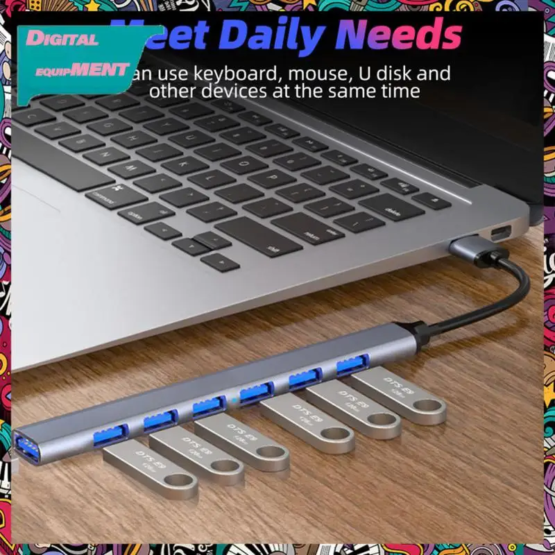 

Independent 7-port Computer Extender Multi Interface Pvc Laptop Extender Stable Transmission Compatible Usb 3.0 Extender 5gb