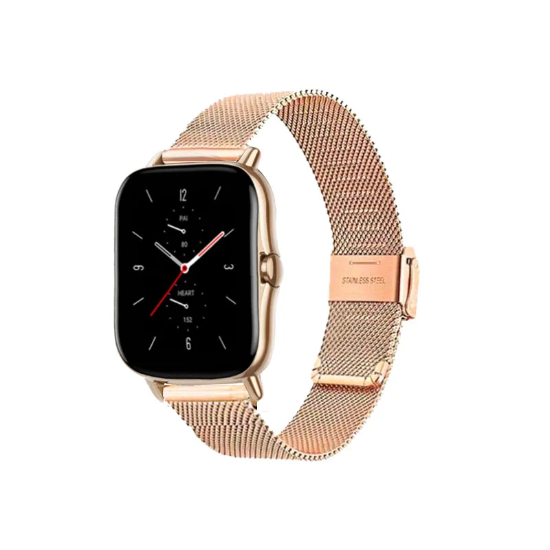 Ремешок Миланская петля correa 20 мм/22 мм для Amazfit GTS 2e/4/2/3/GTS2 Mini/GTR 47 мм/GTR2/4/3/Pro/stratos