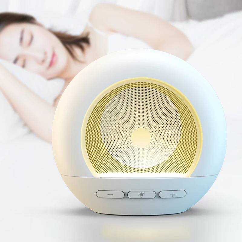 

Portable Bluetooth Speaker Wireless Bass Column Color night light creative high quality desk lamp good sleep wireless radio