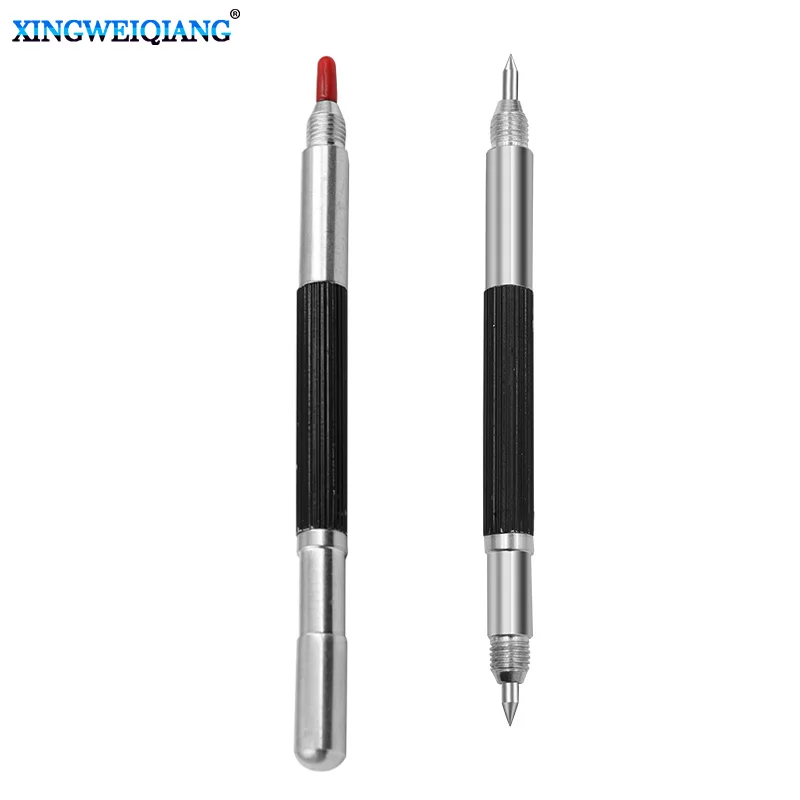 

Double End Sharp Tungsten Steel Tip Scriber Clip Pen Ceramics Glass Shell Metal Construction Marking Tools