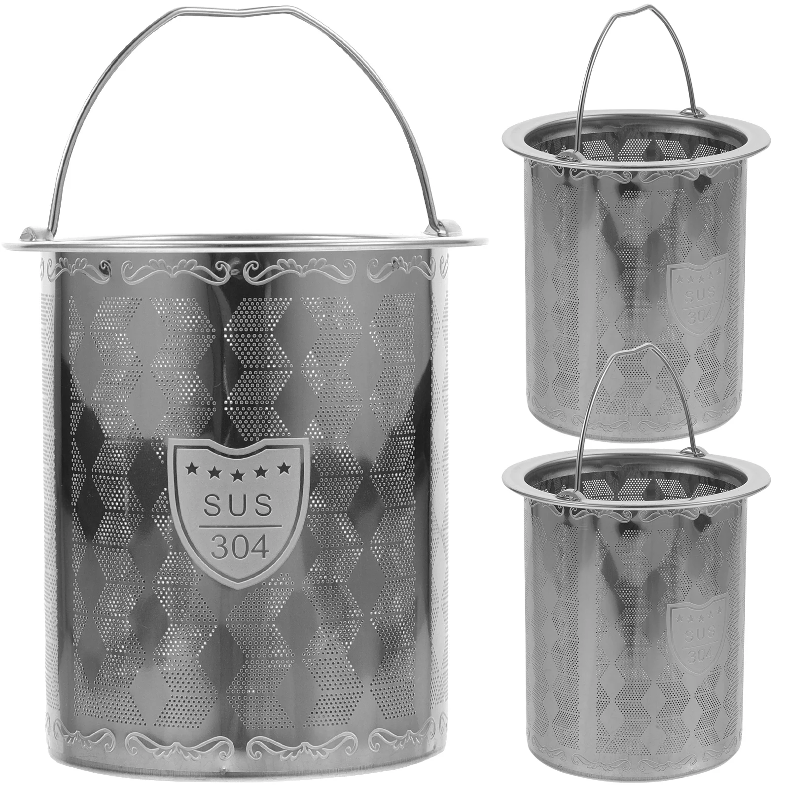 3 шт. ситечко для утечки чая кофе чайники ситечки заварки из нержавеющей стали