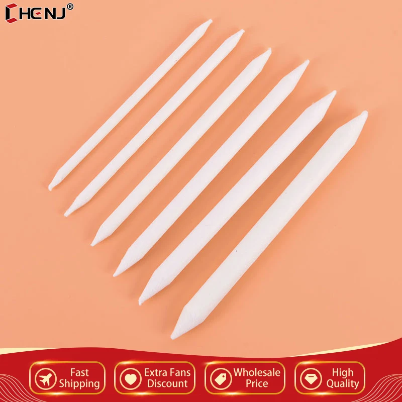 

6PCS Blending Smudge Stump Stick Tortillon Sketch Art White Drawing Pen Tool Rice Paper Art Supplies